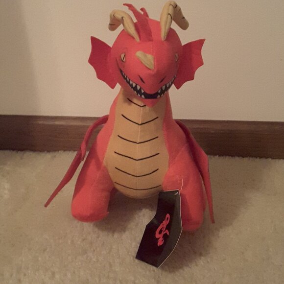 Dungeons and Dragons 9" Red Dragon Plush NWT - Picture 2 of 4